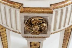 Neoclassical Parcel Gilt and Painted Gueridon Table - 858321