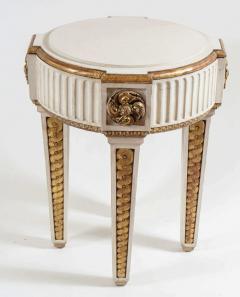 Neoclassical Parcel Gilt and Painted Gueridon Table - 858322