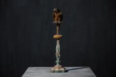 Neoclassical Parrot Sculptures on Pedestals Italy 19th Century - 4150016