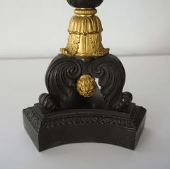 Neoclassical Regency Bronze and Ormolu Candelabra Lamp - 1277106