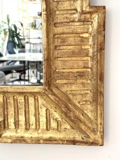 Neoclassical Revival Gilded carved wood Mirror France 1940s  - 4282816