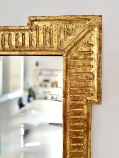 Neoclassical Revival Gilded carved wood Mirror France 1940s  - 4282817