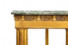 Neoclassical Simulated Bamboo Giltwood Console Pier Table 20th century - 4738496