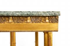 Neoclassical Simulated Bamboo Giltwood Console Pier Table 20th century - 4738497