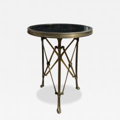 Neoclassical Style Bronze Granite Gueridon Low Side Table - 4361616