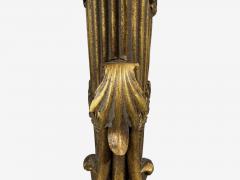 Neoclassical Style Candelabra Wall Sconces Giltwood USA 1940s - 4687083