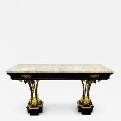 Neoclassical Style Console Table Refinished Bronze Celebrity Provenance - 2671559