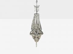 Neoclassical Style Large Sail Boat Chandelier Iron Crystal 2000s - 4696291
