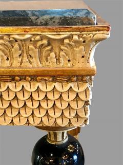 Neoclassical Style Marble Top Consoles Attributed to Maison Jansen a Pair - 2930170