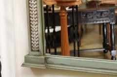 Neoclassical Style Mirror Made from 1750s French Door Frames with Carved Decor - 3432813