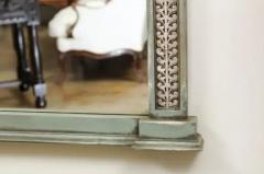 Neoclassical Style Mirror Made from 1750s French Door Frames with Carved Decor - 3432815