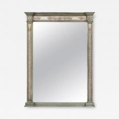 Neoclassical Style Mirror Made from 1750s French Door Frames with Carved Decor - 3435445