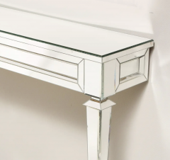 Neoclassical Style Mirrored Wall Mount Console - 4280845