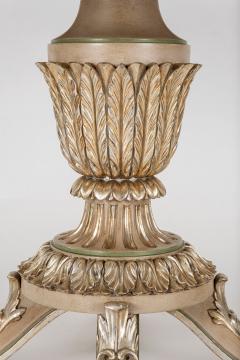 Neoclassical Style Polychrome Giltwood Center Table - 4817213