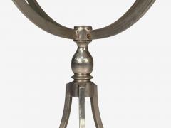 Neoclassical Style Steel Marble End Tables USA 20th c  - 4293011