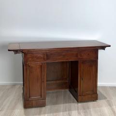 Neoclassical Walnut Drop Leaf Desk Italy Circa 1820 - 1535239