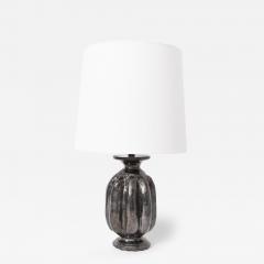 Neoclassical anthracite ceramic lamp by Helder 2024  - 4560371