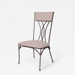 Neoclassical iron chair 1960s  - 4540550