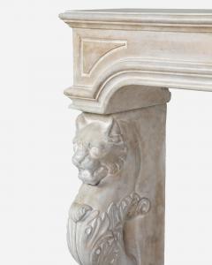 Neoclassical plaster fireplace France circa 1880 - 4360353