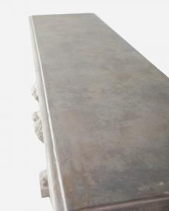 Neoclassical plaster fireplace France circa 1880 - 4360356