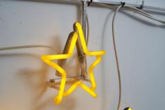 Neon and Aluminum Magician Wall Sculpture 2000 - 4510570