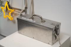 Neon and Aluminum Magician Wall Sculpture 2000 - 4510571