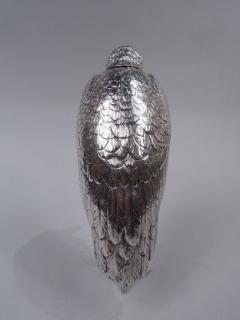 Neresheimer German Silver Brooding Raven Bird Spice Box - 3767398