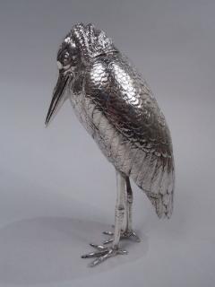 Neresheimer German Silver Brooding Raven Bird Spice Box - 3767399