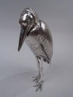 Neresheimer German Silver Brooding Raven Bird Spice Box - 3767400