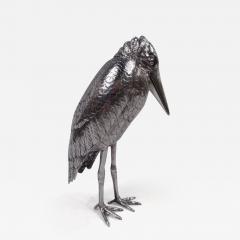 Neresheimer German Silver Brooding Raven Bird Spice Box - 3771688