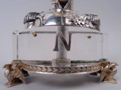 Neresheimer German Silver Bust of Napoleon I on Rock Crystal Base - 4338598