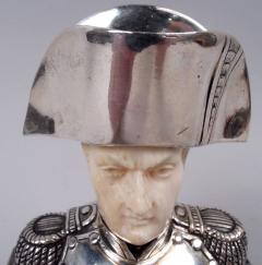 Neresheimer German Silver Bust of Napoleon I on Rock Crystal Base - 4338602