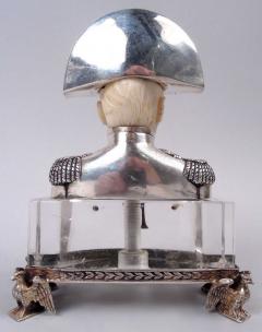 Neresheimer German Silver Bust of Napoleon I on Rock Crystal Base - 4338603