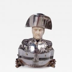 Neresheimer German Silver Bust of Napoleon I on Rock Crystal Base - 4344645