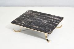 Nero Portoro Marble and Brass Coffee Table 1940 - 2400152