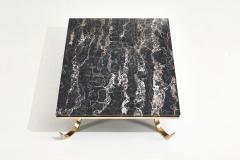 Nero Portoro Marble and Brass Coffee Table 1940 - 2400154