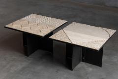 Nerone Ceccarelli Sculptural Stone Side Tables by Nerone Ceccarelli Italy 1970s - 4549526