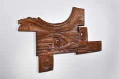 Nerone Patuzzi Art Panel hand carved by Nioi Italy 1974 in the style of Nerone Patuzzi - 2044209