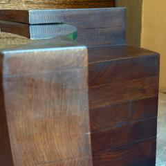 Nerone Patuzzi C 10 Wood and Glass Coffee Table by Nerone and Patuzzi NP2 Group Italy 1971 - 4325247