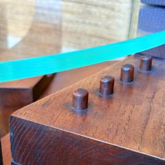 Nerone Patuzzi C 10 Wood and Glass Coffee Table by Nerone and Patuzzi NP2 Group Italy 1971 - 4325250