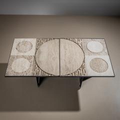 Nerone Patuzzi Double Coffee Table attributed to Grupo NP2 Nerone e Patuzzi Italy - 4387705