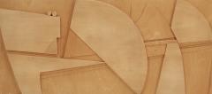 Nerone Patuzzi Nerone and Patuzzi Abstract Wood Wall Panel for Forme e Superfici Italy 1970s - 4116499