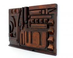 Nerone Patuzzi Sculptural Italian Wood Wall Panel Mosaic Constructer School of Nerone Patuzzi - 4014175