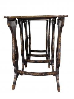 Nest Of Four Chinese Export Lacquer Nesting Tables - 4359253