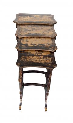 Nest Of Four Chinese Export Lacquer Nesting Tables - 4359259