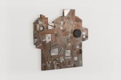 Neufeldt Max Max Neufeldt Metal Collage Assemblage Sculpture 1975c - 4480037