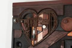 Neufeldt Max Max Neufeldt Robert Roan Reliquary of the Heart Monumental Collage Assemblage - 4486366