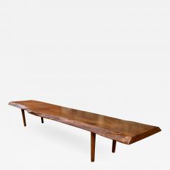 New Hope School Black Walnut Table Bench - 1084129