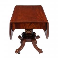 New York Neoclassic drop leaf breakfast table 1825  - 3013072