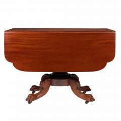 New York Neoclassic drop leaf breakfast table 1825  - 3013073